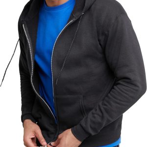 Ecosmart Fleece Full-zip Hoodie for Men, Hooded Sweatshirt